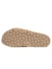 billowy Leren slippers geel