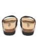 billowy Leren slippers zwart