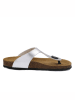 billowy Teenslippers zilverkleurig