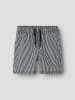 name it Zwemshorts "Zeer" zwart/wit