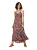 Aller Simplement Kleid in Schwarz/ Rot/ Hellblau