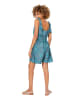 Aller Simplement Jumpsuit turquoise/wit