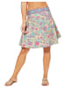 Aller Simplement Rok beige/lichtblauw/roze