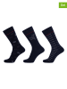 CR7 3er-Set: Socken in Dunkelblau Schwarz/ Dunkelblau