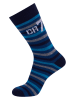 CR7 3-delige set: sokken donkerblauw/grijs