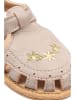 mikk-line Leder-Halbsandalen in Beige