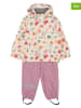 mikk-line 2tlg. Regenoutfit in Beige/ Rosa