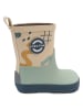mikk-line Barfuß-Gummistiefel in Beige/ Mint