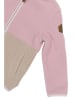 mikk-line Fleecejacke in Rosa/ Beige