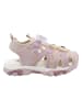 mikk-line Halbsandalen in Lila/ Beige