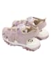 mikk-line Halbsandalen in Lila/ Beige