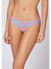Chiemsee Bikini-Hose "AOP Ebony" in Pink/ Blau