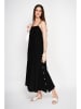 Le Jardin du Lin Leinen-Kleid in Schwarz