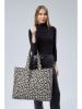 Lucky Bees Shopper bag w kolorze czarno-kremowym - 35 x 40 x 15 cm