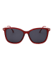 Carolina Herrera Damen-Sonnenbrille in Rot-Gold/ Dunkelblau