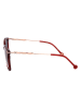 Carolina Herrera Damen-Sonnenbrille in Rot-Gold/ Dunkelblau