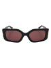 Carolina Herrera Damen-Sonnenbrille in Schwarz/ Bordeaux