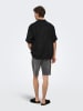 ONLY & SONS Spijkershort "Onsweft" grijs