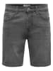 ONLY & SONS Jeans-Shorts "Onsweft" in Grau