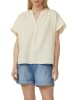 QS by S. Oliver Musselin-Bluse in Beige
