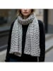 MENTHE À L'O Schal in Creme/ Schwarz - (L)170 x (B)85 cm