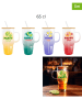 Summertime 3-delige set: drinkglazen "Miami" - 650 ml (verrassingsproduct)