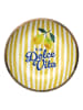 Summertime Salatschüssel "Dolve Vita" in Braun/ Gelb - Ø 33 cm