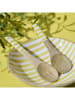Summertime 2-delige set: saladebestek "Dolce Vita" bruin/geel