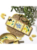 Summertime Serveerbord "Dolce Vita" bruin/geel - (B)40 x (H)14 x (D)2,5 cm