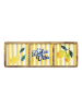Summertime Serveerbord "Dolce Vita" bruin/geel - (B)40 x (H)14 x (D)2,5 cm