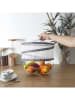 Summertime 2-delige set: afdekstolpen wit - (H)15,5 cm