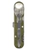 Summertime Campingbestek kaki/zilverkleurig - (B)3,5 x (H)14 cm