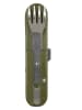 Summertime Campingbestek kaki/zilverkleurig - (B)3,5 x (H)14 cm