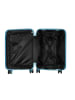 Summertime Hardcase-trolley lichtblauw/geel - (B)23 x (H)55 x (D)34 cm