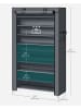 Songmics Schuhschrank in Grau - (B)84 x (H)160 x (T)28 cm