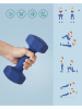 Songmics 2er-Set: Hanteln in Blau - (L)20,5 cm