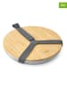Black+Blum 5tlg. Outdoor-Teller-Set in Beige/ Silber - Ø 25,6 cm