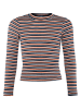 Blue Effect Longsleeve in Schwarz/ Orange