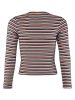 Blue Effect Longsleeve in Schwarz/ Orange