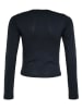 Blue Effect Longsleeve in Schwarz