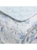 Cacharel Tagesdecke ''Fleurs azurées'' in Weiß/ Blau