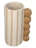 Kersten Vaas ''Walnuts'' beige/lichtbruin - (B)11,5 x (H)18,5 x (D)9 cm
