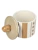 Kersten Vorratsbehälter ''Walnut'' in Beige/ Creme - (H)14,4 x Ø 11 cm
