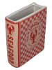 Kersten Vase ''Book Lobster'' in Rot - (B)15 x (H)18 x (T)5,5 cm