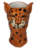 Kersten Doniczka "Leopard" w kolorze jasnobrązowym - 12,4 x 18,3 x 11,2 cm