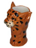 Kersten Doniczka "Leopard" w kolorze jasnobrązowym - 12,4 x 18,3 x 11,2 cm