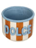 Kersten Doniczka "Dolce" w kolorze błękitno-pomarańczowym - wys. 11,5 x Ø 14,2 cm