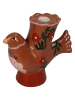 Kersten Świecznik "Bird" w kolorze jasnobrązowym - 16 x 14 x 6 cm