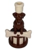 Kersten Kerzenhalter ''Dachshund'' in Braun - (B)11,5 x (H)21,5 x (T)10,5 cm