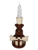 Kersten Kerzenhalter ''Dachshund'' in Braun - (B)11,5 x (H)21,5 x (T)10,5 cm